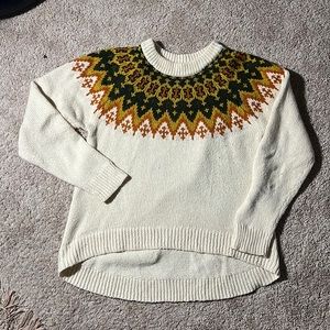 Madewell Fair Isle Sweater - Size XL